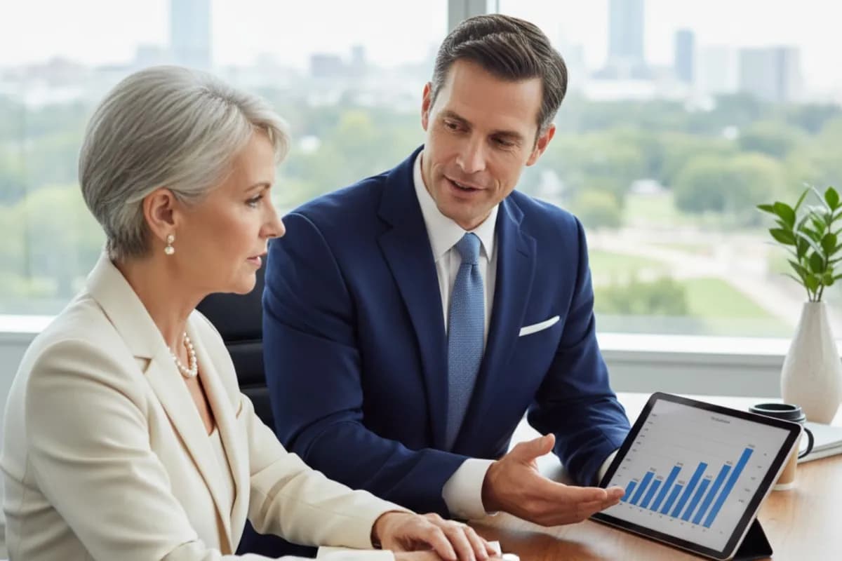 illustration of Prozensoft Technologies team interacting with clients for project planning and collaboration