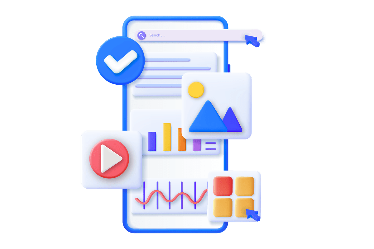 Mobile app interface showcasing user-friendly design, interactive features, and responsive layouts