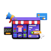 E-commerce website showcasing product catalog, shopping cart, and secure online checkout