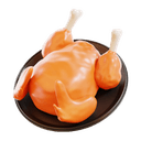 Chicken food category screen in a food delivery app for online restaurant orders