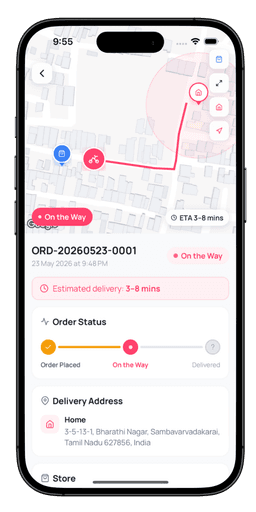 customer Prozen Go screen