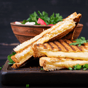 Sandwich menu screen in a food delivery app for online restaurant orders