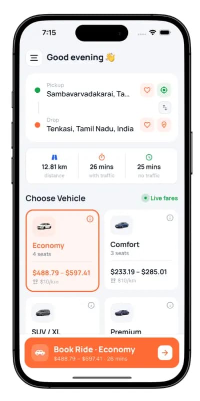 Prozen Rides screen 1
