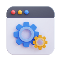 Website development engine showcasing coding, backend architecture, and dynamic web functionalities