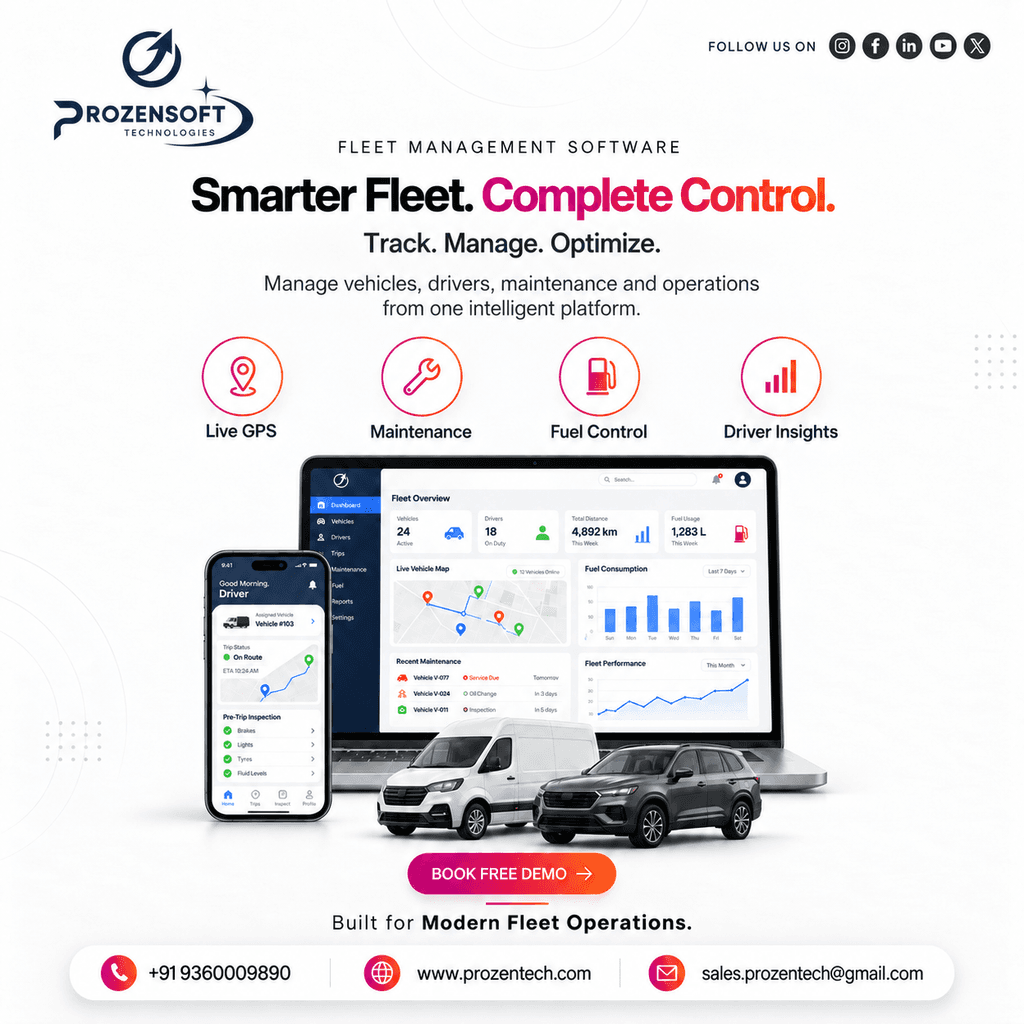 Fleet Management Software | Build Smarter, Safer and More Efficient Fleet Operations