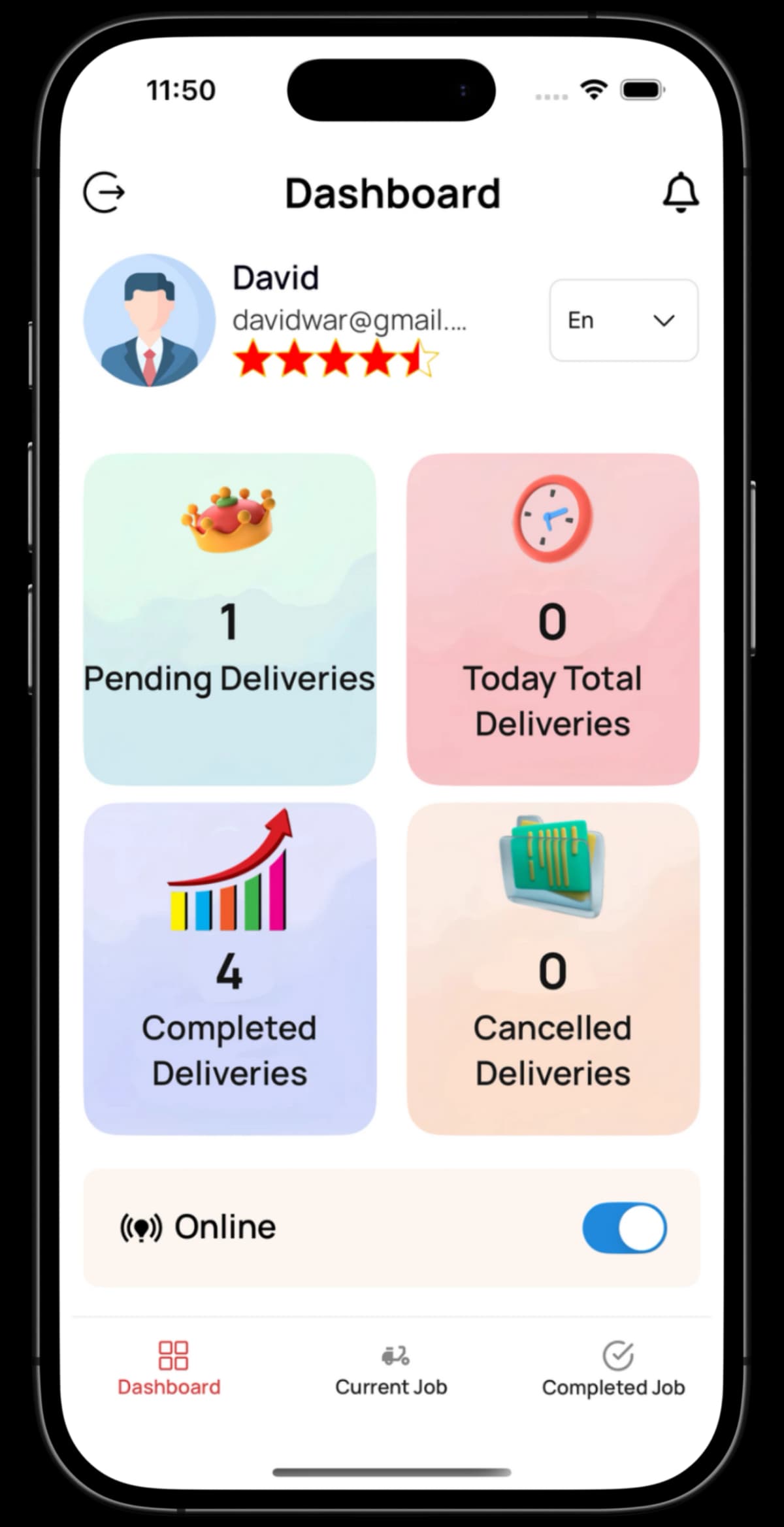 Restaurant App Development Delivery Partner App β Document Submission Delivery Partner uploading documents for verification in restaurant ordering platform