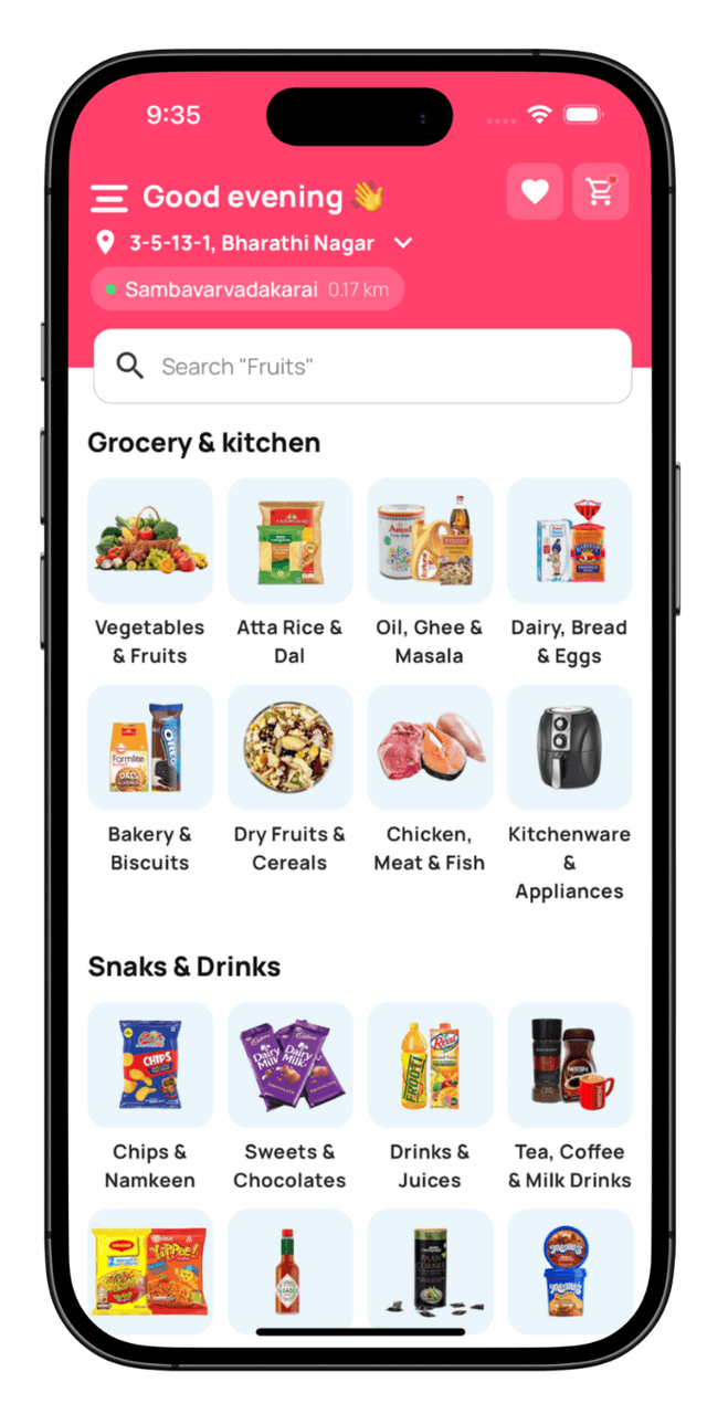 Prozen Mart product screen 1