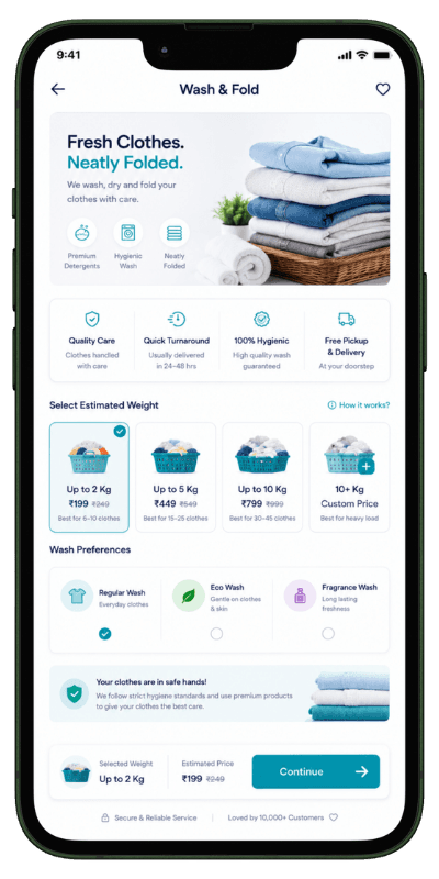 Prozen Wash laundry visual